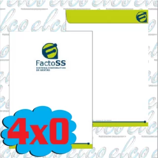 Envelope Oficio - 24x34 cm - 4x0 - 1000 unid.