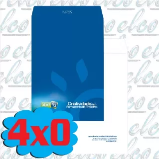 Envelope Oficio - 24x34 cm - 4x0 - 500 unid.